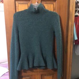 Peplum sweater barely worn